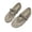 Gray, variant on Womens Fishnet Rhinestone Breathable Flat Sandals, Sparkly Crystal Embellished Mesh Upper for Summer Style, Open Toe Comfortable Slip-On Design with Soft Cushioned Footbed