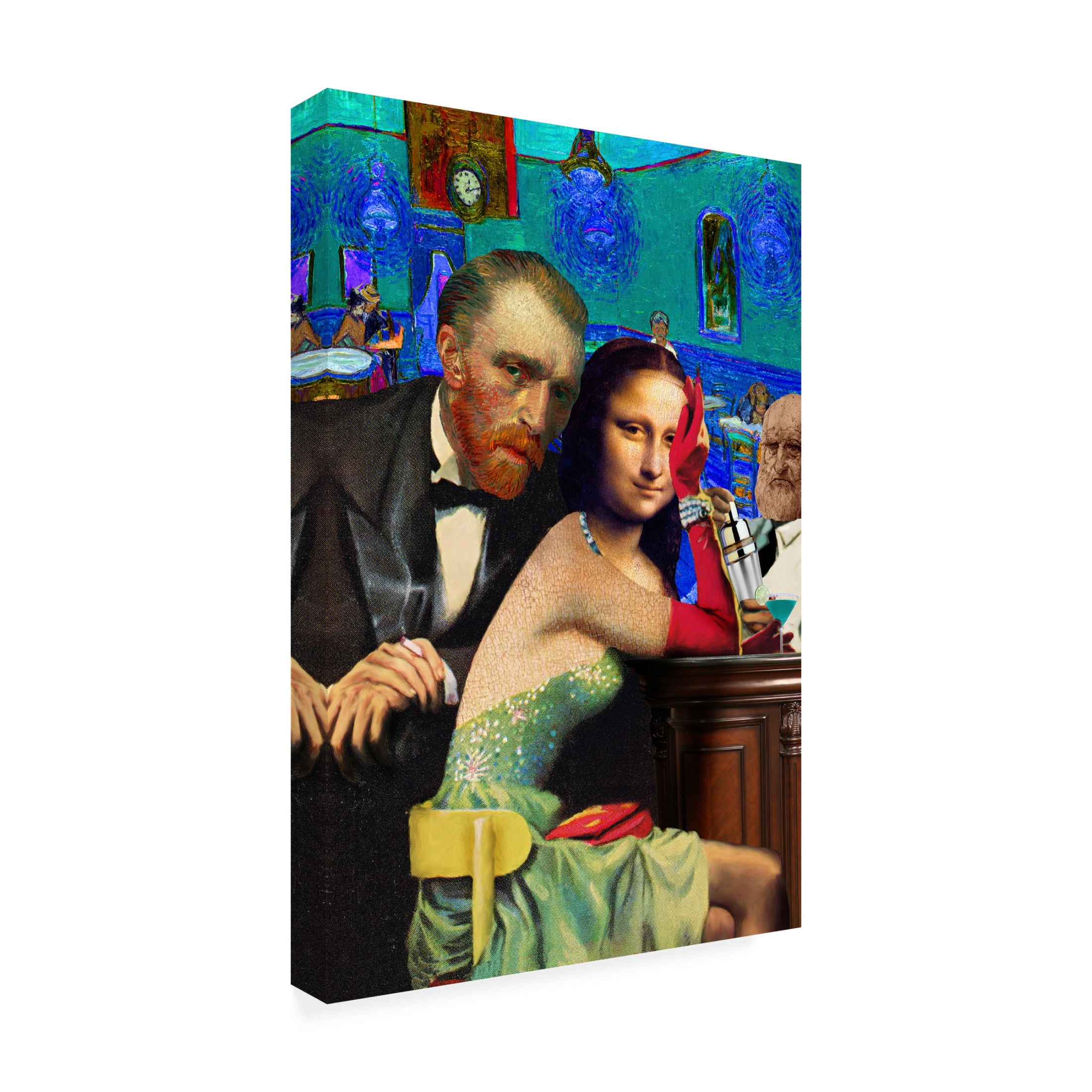 Canvas Wall Art - Barry Kite 'Blue Monday' Wall Art for Living Room, Bedroom, or Office Décor by Trademark Fine Art - 30 x 47 Inches