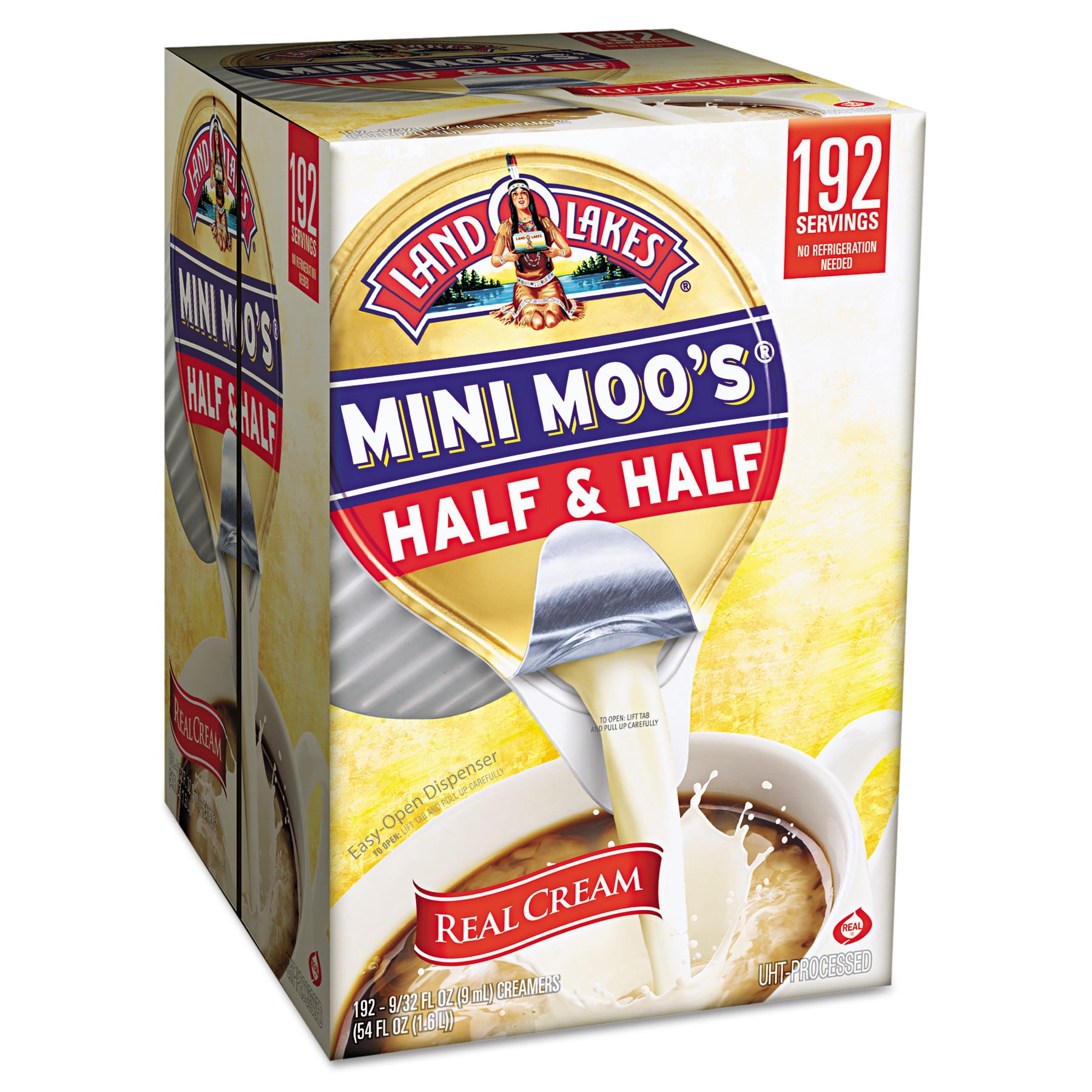 Land O'Lakes, Mini Moo's Half & Half, .3 oz, 192/Carton - Walmart.com