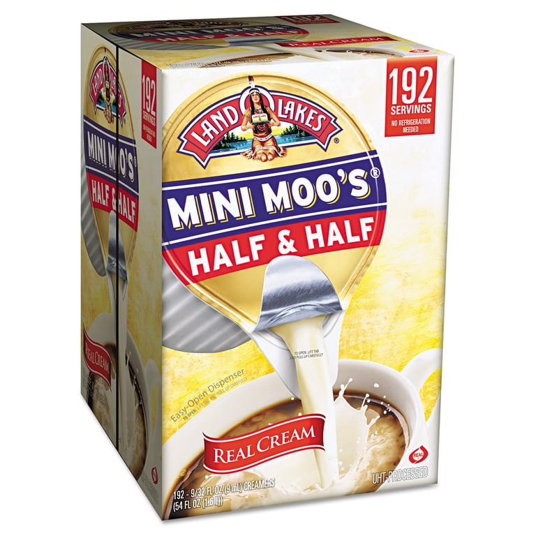 Land O'Lakes, Mini Moo's Half & Half, .3 oz, 192/Carton - Walmart.com