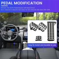 thumbnail image 4 of 4Pcs Stainless Steel Pedal for Mercedes-Benz W202 W203 W204 W124 W210 W211 W212 W218 X204 R172 R231, 4 of 5