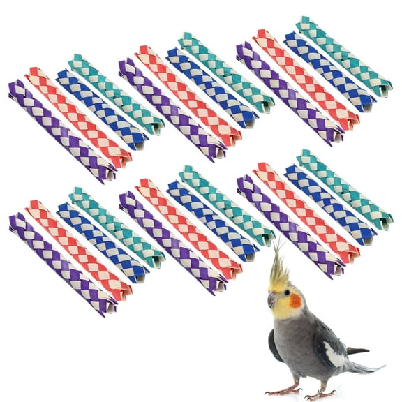 Ccdes Bamboo Finger Traps,24pcs Finger Traps Birds Parrots Chew Toy Chinese Bamboo Traps DIY Toy For Kids Parties,Chinese Bamboo Traps