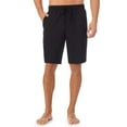 thumbnail image 3 of Men's Cuddl Duds® 2-Pack French Terry Pajama Shorts Set Color: Black Grey Heather Size: M, 3 of 4