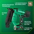 thumbnail image 4 of Metabo HPT 18V Brad Nailer Cordless Kit, 18-Ga, NT1850DFT, 4 of 15