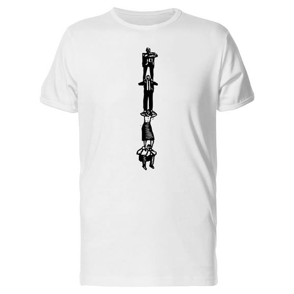 People Standing On Eachother Tee Men's -Image by Shutterstock