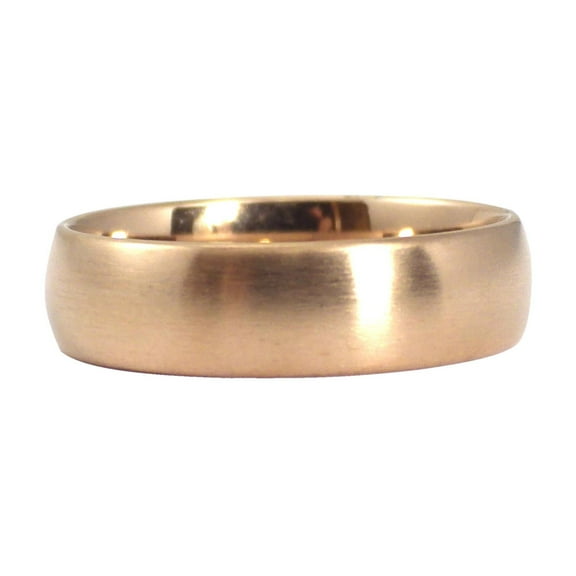 Copper Wedding Band Hypoallergenic Stainless Steel Ring