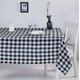 thumbnail image 1 of Mantel de cuadros coloridos - 150*210cm Accesorios de cocina felices: mantel para interior y exterior, mantel para fiestas con cuadrícula en blanco y negro, 1 of 5