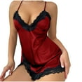 thumbnail image 1 of Sexy Lingerie Set,Plus Size Lingerie,Womens Plus Size Hanging Neck Tassel Lace Short Skirt Erotic Lingerie Set,Lingerie for Women Plus Size,Plus Size Tops, 1 of 2
