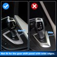 thumbnail image 5 of Unique Bargains Gear Shift Panel Shifter Bezel Frame Cover for BMW 3 4 Series F30 F31 F34 F35 F32 F33 F36 No.51169234131 Carbon Fiber Pattern Center Console Control Panel Trim, 5 of 7