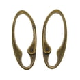 thumbnail image 2 of veasfak 2 Pieces Bronze Alloy Clip Backpack Keychain Keys Car Home Key Holder DIY, 2 of 8