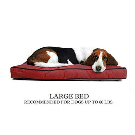 Replacement Dog Bed Covers Rectangle Venus Rectangle Pet Bed For Large Dog - Replaceable Durable Washable Cover - 27