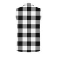 thumbnail image 4 of ABATAB Summer Tops for Women Sleeveless Button Down Shirt Tunics V Neck Business Plaid Casual Collared Blouses T Shirt, 4 of 6