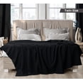 thumbnail image 2 of Utopia Bedding 100% Cotton Thermal Blanket Black Twin Size Soft, Lightweight, Breathable, Cozy Spring and Summer Blanket for Couch and Sofa, Home Room Decor Gifts for Women and Men (90x72 Inches), 2 of 4