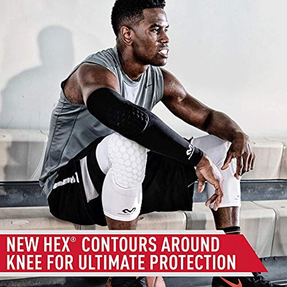 Basketball Knee Compression Sleeves McDavid Hex Pads Leg Sleeve Breathable 