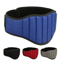 MRX Weight Lifting Belt Gym Back Support Brace Fitness Workout Belts 8" Wide Blue XL