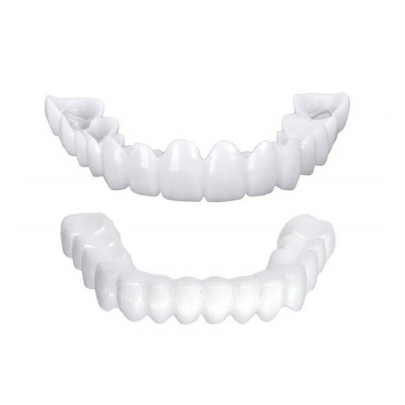 Xingzhi Fake Teeth Veneer Set Portable Replacement Reusable Washable Top Bottom Adult Children Tooth Cover Protector Accessories