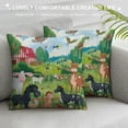 thumbnail image 3 of Orinice Birds Graphic Decorative Cushion Throw Pillow Cover for Home Couch Living Room Bed Sofa Pillowcase 1PC 12x12in, 3 of 5