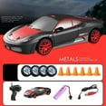 thumbnail image 1 of Riforla 1:24 Scale High Speed 4WD RC Racing Car 2.4 Remote Control Drift Toy for Kids and Adults Realistic Drift Experience Remote Control Car Red, 1 of 9
