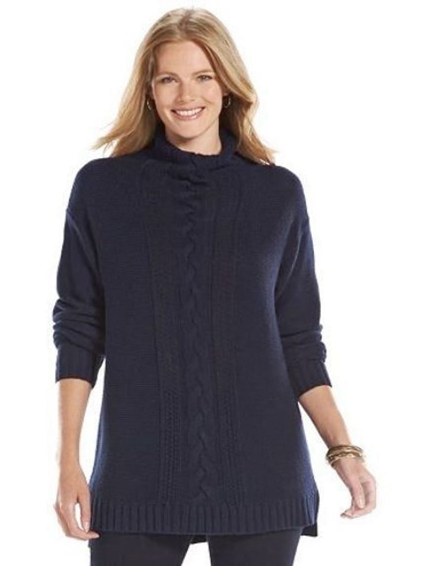 chaps cable knit sweater