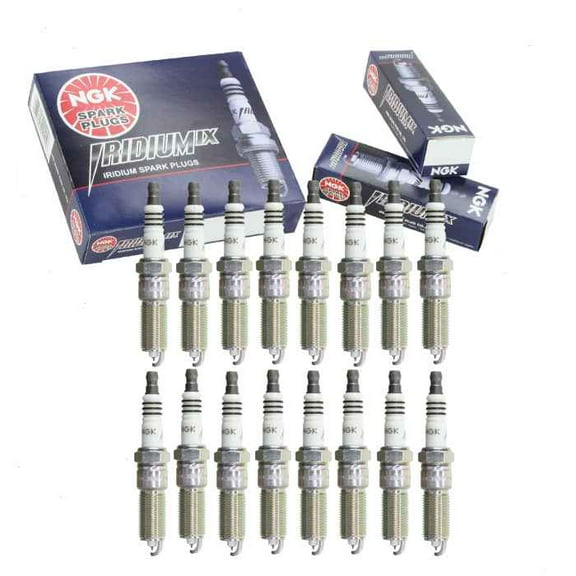 16 pc NGK Iridium IX Spark Plugs compatible with Dodge Ram 3500 5.7L V8 2003-2008