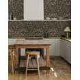 thumbnail image 3 of NextWall Ebony & Red Clay Tulip Garden Peel and Stick Wallpaper, 3 of 12