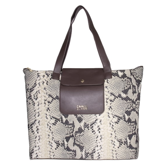 Cavalli Class Medium Nylon Tote In Python
