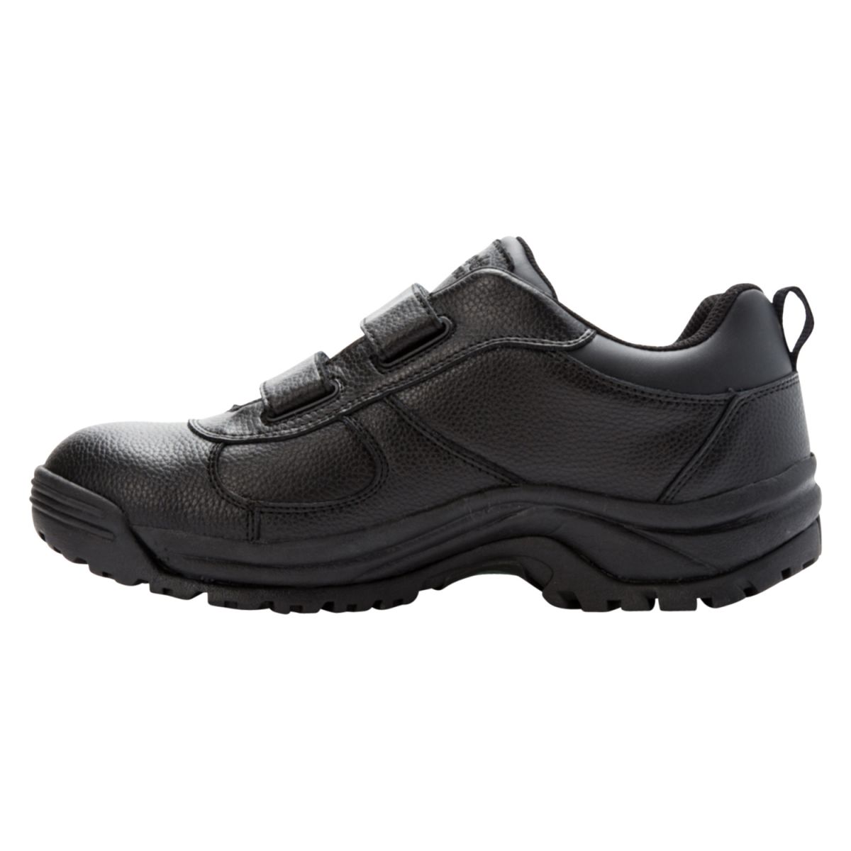 Propet Men's Cliff Walker Low Strap Waterproof Walking Shoe Black Leather - MBA023LBLK - image 4 of 6