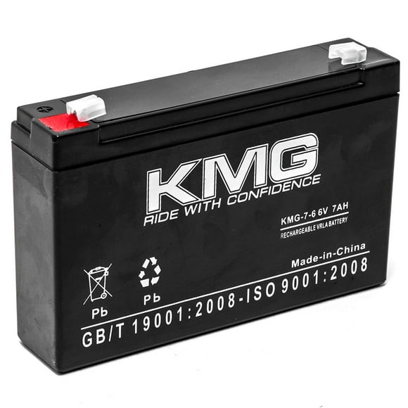 KMG Batterie de Remplacement 6V 7Ah Compatible avec la Batterie Nationale C18DD