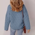 thumbnail image 3 of Aellinatey Women's Lightweight Diamond Quilted Jacket Casual Winter Open Front Button Down Puffer Coat Outwear Cardigan, 3 of 10