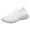 White, variant on NOKIO Women'S Casual Athletic Shoes Stylish Ladies' Sports Shoes Sporty Women'S Walking Shoes Women Flat Trainer Shoes Leisure Breathable Mesh Outdoor Fitness Running Sport Sneakers Casual Shoes