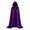 purple, variant on Cloak with Hood Halloween Costume Velvet Cape Witch Vampire Outfits Halloween Costumes for Women Men Black