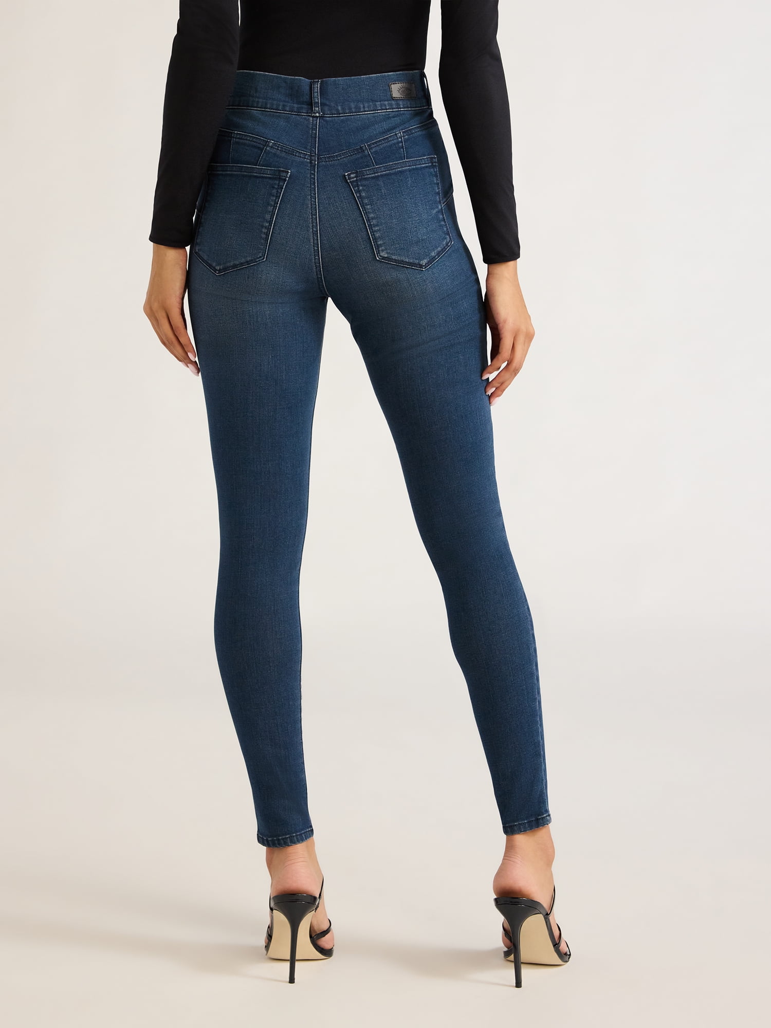 Sofia Jeans Women's and Women's Plus Eva Contouring Skinny High Rise Ankle Jeans, 25" and 27" Inseams, Sizes 0-28