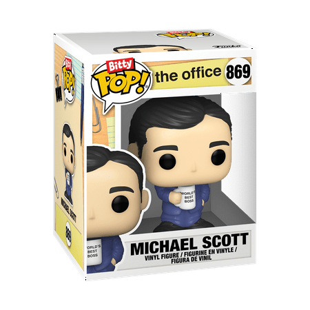 Funko Bitty POP! 4-Pack: The Office - Michael Scott Collectible Vinyl Mini-Figures