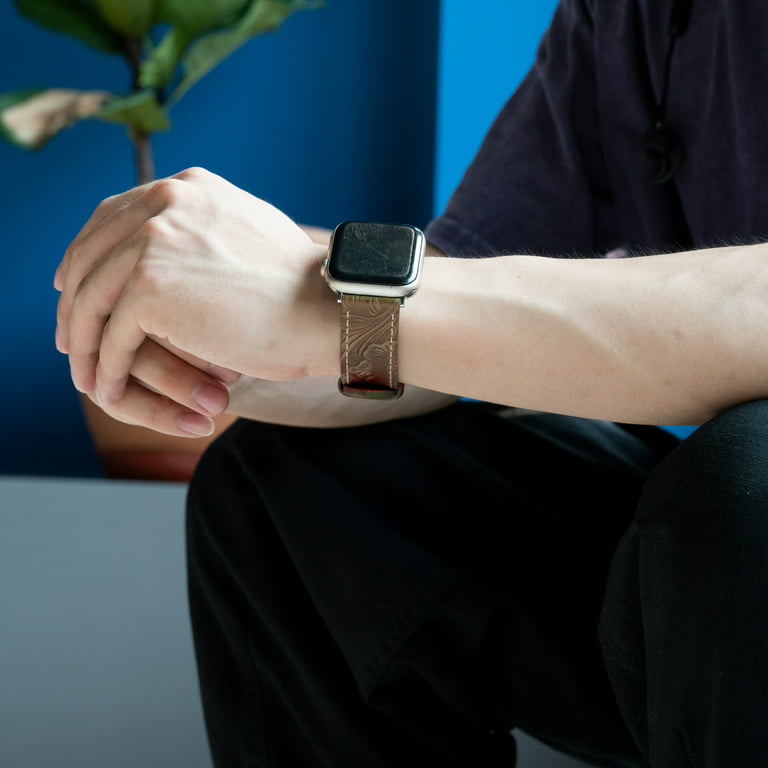 Retro Denim Canvas Strap For Apple Watch Band 45 44mm 40mm 49mm