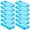 Blue, variant on Simply Tidy Durable Plastic Pencil Cases, Clear, 12 Count, 12 Pack