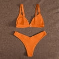 thumbnail image 4 of Hinvhai Womens swimsuits clearance,Women Two Pieces Bathing Suit Marine Style Print Bottom Bikini Set Switmsuit Orange M(M), 4 of 7