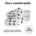 thumbnail image 6 of Lsque Various Rooster Pattern Womens Comfort Cotton on Scuff With Memory Foam and Anti-skid Sole Slipper-40/41, 6 of 7