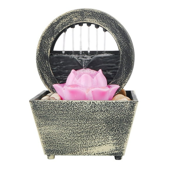 MesaSe Waterfall Decoration Lightweight Desktop Meditation Fountain