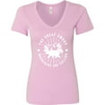 thumbnail image 3 of Inktastic The Great Smoky Mountains Are Calling Women's V-Neck T-Shirt, 3 of 5