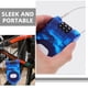 thumbnail image 2 of Candado de cable retráctil de 2 piezas con candado de cable retráctil combinado para maleta y equipaje Candado de cable ajustable para seguridad de viajes y armarios, 2 of 3