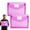 Pink, variant on 2-Pack A4 Document Folders, White, 2 Count, 37x28cm Envelope Folder with Button Closure, File Storage Organizer for Office Home Paper Organization