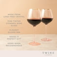 thumbnail image 3 of Twine Rose Red Wine Glasses for Birthday, Holiday Gifts, 20oz Set of 2, 3 of 7