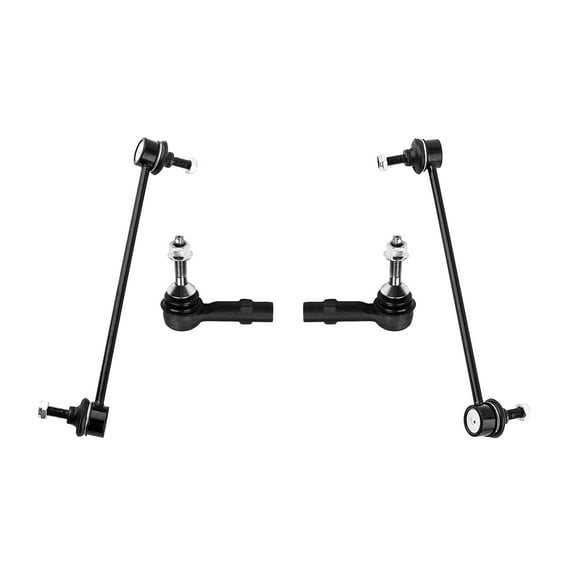 4 Pc Left Right Outer Tie Rod Ends   Sway Bar Links Front Suspension Kit Fits Ford Five Hundred 2005-2007 Ford Freestyle 2005-2007 Ford Taurus 2008-2009