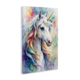 thumbnail image 2 of Stupell Industries Bohemian Pastel Colorful Unicorn Canvas Art, 16 x 24, by Creative Studio, 2 of 8
