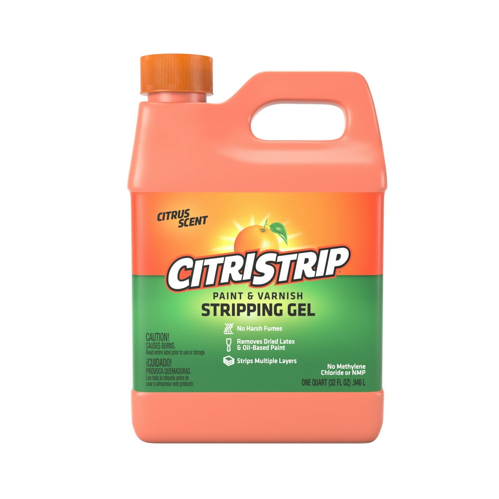 CitriStrip Paint & Varnish Stripping Gel, Citrus Scent, 1 Quart
