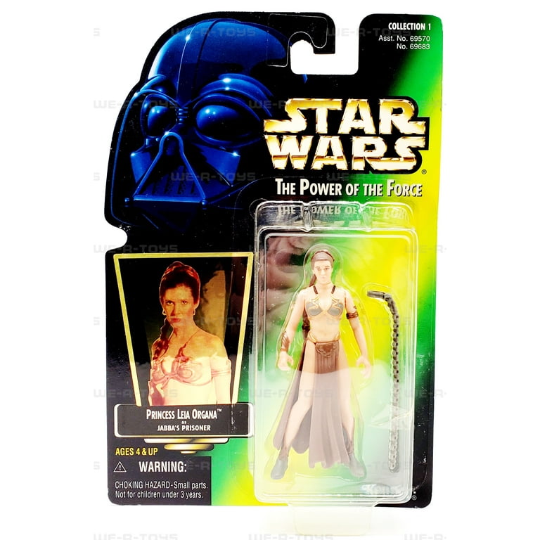 Star Wars Power of The Force Green Card Princess Leia Organa Figure  (Jabba's Prisoner)