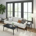 thumbnail image 5 of Plank+Beam Solid Wood 48" Mid Century Modern Coffee Tables for Living Room, Black, 5 of 8