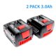 thumbnail image 1 of Batería Recargable para Herramienta Eléctrica Bos-ch 14.4V 6.0Ah para GBH GDR GSR DDS180 BAT614G (KC) Batería de Reemplazo Li-ion, 1 of 5