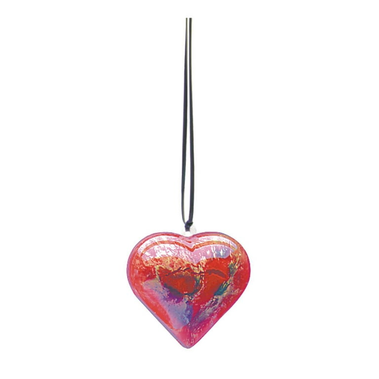 Colorations® Clear Heart Ornaments - Set of 12