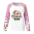 thumbnail image 4 of Rciityk Christmas Sweatshirt for Women Casual Cute Santa Hat Letter Printed Long Sleeve Sweaters Fall Crewneck Pullover Sweatshirt Christmas Gifts - Fall/Winter Savings Clearance, 4 of 4